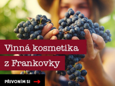 Vinná kosmetika z růžové Frankovky